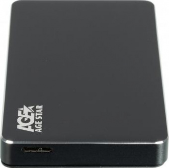 Внешний корпус для HDD/SSD AgeStar 3UB2AX1 SATA I/II/III USB3.0 алюминий черный 2.5" от магазина РЭССИ