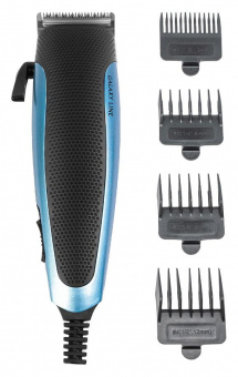 Машинка для стрижки Galaxy Line GL 4107 черный 15Вт (насадок в компл:4шт) от магазина РЭССИ