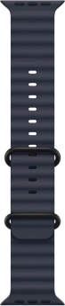 Смарт-часы Apple Watch Ultra 2 2024 A2986 49мм OLED корп.черный титан Ocean band рем.черный разм.брасл.:130-200мм (MX4P3LW/A) от магазина РЭССИ
