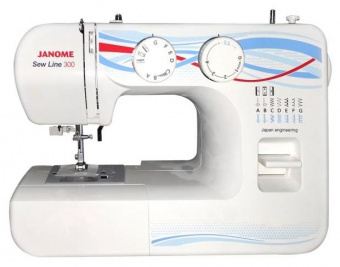 Швейная машина Janome Sew Line 300 белый от магазина РЭССИ