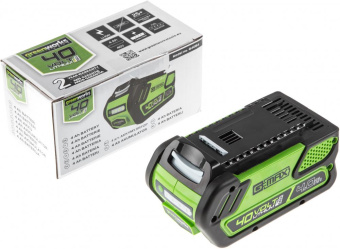 Триммер электрический Greenworks GD40BCK4 аккум. разбор.штан. реж.эл.:леска/нож от магазина РЭССИ