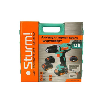 Дрель-шуруповерт Sturm! CD3612 аккум. патрон:быстрозажимной (кейс в комплекте) от магазина РЭССИ