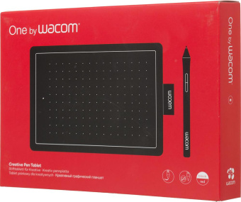 Графический планшет Wacom One by Small USB черный/красный от магазина РЭССИ