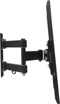 Кронштейн для телевизора Buro MF2 черный 32"-70" макс.35кг настенный поворотно-выдвижной и наклонный от магазина РЭССИ