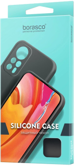 Чехол (клип-кейс) BoraSCO для Realme C65 Silicone Case черный (73384) от магазина РЭССИ