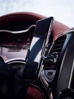 Держатель Wiiix HT-171VMG-B магнитный черный для смартфонов от магазина РЭССИ