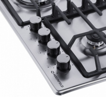 Газовая варочная поверхность Maunfeld EGHS.64.63CS/G нержавеющая сталь от магазина РЭССИ