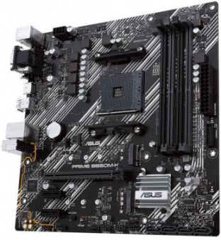 Материнская плата Asus PRIME B550M-K Soc-AM4 AMD B550 4xDDR4 mATX AC`97 8ch(7.1) GbLAN RAID+VGA+DVI+HDMI от магазина РЭССИ