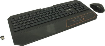 Клавиатура + мышь Defender Berkeley C-925 клав:черный мышь:черный/красный USB беспроводная slim Multimedia Touch (45925) от магазина РЭССИ