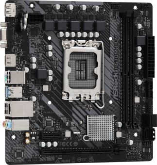 Материнская плата Asrock H610M-HDV Soc-1700 Intel H610 2xDDR4 mATX AC`97 8ch(7.1) GbLAN+VGA+HDMI+DP от магазина РЭССИ