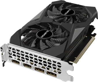 Видеокарта Gigabyte PCI-E 4.0 GV-N3050WF2OC-6GD NVIDIA GeForce RTX 3050 6Gb 96bit GDDR6 1477/14000 HDMIx2 DPx2 HDCP Ret от магазина РЭССИ