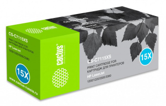Картридж лазерный Cactus CS-C7115XS C7115X черный (3500стр.) для HP LJ 1200/1220/3300/3380 от магазина РЭССИ