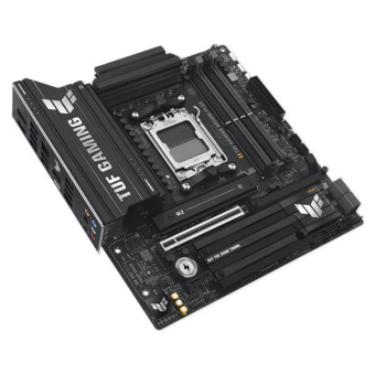 Материнская плата Asus TUF GAMING B850M-PLUS SocketAM5 AMD B850 4xDDR5 mATX AC`97 8ch(7.1) 2.5Gg RAID+HDMI+DP от магазина РЭССИ