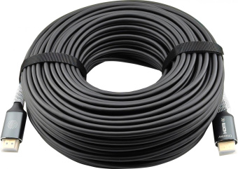 Кабель аудио-видео Cactus CS-HDMI-AOC-2-50 HDMI (m)/HDMI (m) 50м. позолоч.конт. черный от магазина РЭССИ