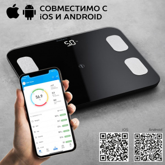 Весы напольные электронные Scarlett SC-BS33ED46 макс.150кг черный от магазина РЭССИ