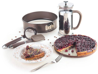 Форма для выпечки Rondell Mocco&Latte RDF-442 кругл. d=26см сталь/силикон коричневый от магазина РЭССИ