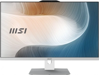 Моноблок MSI Modern AM272P 12M-654RU 27" Full HD i7 1255U (1.7) 32Gb SSD1Tb Iris Xe Windows 11 Professional GbitEth WiFi BT 120W клавиатура мышь Cam белый 1920x1080 от магазина РЭССИ