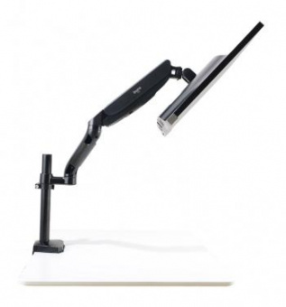 Кронштейн для мониторов ЖК Buro M10 черный 17"-27" макс.9кг крепление к столешнице поворот и наклон от магазина РЭССИ