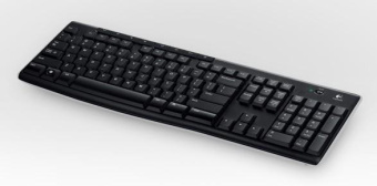 Клавиатура Logitech K270 черный/белый USB беспроводная Multimedia (920-003757) от магазина РЭССИ