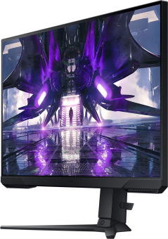 Монитор Samsung 27" Odyssey G3 S27AG320NI черный VA LED 1ms 16:9 HDMI полуматовая HAS Piv 250cd 178гр/178гр 1920x1080 165Hz FreeSync Premium DP WQ 4.8кг от магазина РЭССИ