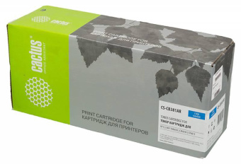 Картридж лазерный Cactus CS-CB381AR CB381A голубой (21000стр.) для HP CLJ CM6030/CM6040/CP6015 от магазина РЭССИ