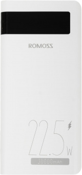 Мобильный аккумулятор Romoss Sense 8PF 30000mAh PD 3A белый от магазина РЭССИ