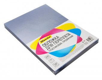 Обложки для переплёта Silwerhof A4 180мкм прозрачный (100шт) (1373592) от магазина РЭССИ