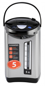 Термопот SunWind SUN-TP-3 5л. 800Вт черный/серебристый от магазина РЭССИ