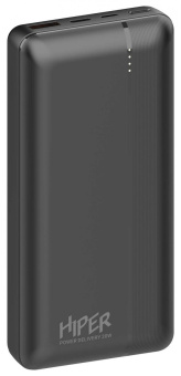 Мобильный аккумулятор Hiper MX Pro 20000 20000mAh 3A QC PD 1xUSB черный (MX PRO 20000 BLACK) от магазина РЭССИ