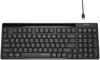 Клавиатура A4Tech Fstyler FBX70C черный USB беспроводная BT/Radio slim Multimedia (FBX70C) от магазина РЭССИ