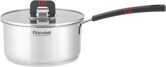 Ковш Rondell Stripes RDS-1635 2л. d=18см (с крышкой) стальной от магазина РЭССИ