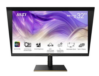 Монитор MSI 32" Summit MS321UP черный IPS LED 16:9 HDMI матовая HAS 400cd 178гр/178гр 3840x2160 60Hz DP 4K USB 9.7кг от магазина РЭССИ