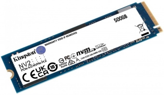 Накопитель SSD Kingston PCI-E 4.0 x4 500Gb SNV2S/500G NV2 M.2 2280 от магазина РЭССИ