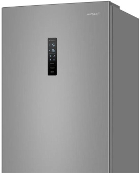 Холодильник Weissgauff WRK 2000 Total NoFrost Inverter Inox 2-хкамерн. нержавеющая сталь инвертер от магазина РЭССИ