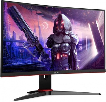 Монитор AOC 23.6" Gaming C24G2AE-BK черный/красный VA LED 1ms 16:9 HDMI M/M матовая 250cd 178гр/178гр 1920x1080 VGA DP FHD 3.84кг от магазина РЭССИ