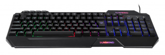 Клавиатура SunWind SW-K515G черный USB Multimedia for gamer LED от магазина РЭССИ