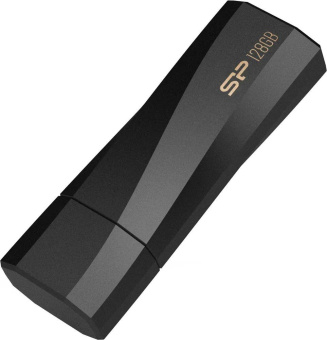Флеш Диск Silicon Power 128Gb Blaze B07 SP128GBUF3B07V1K USB3.2 черный от магазина РЭССИ