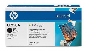 Картридж лазерный HP 504A CE250A черный (5000стр.) для HP CM3530/CP3525 от магазина РЭССИ