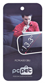 Рюкзак для ноутбука 13.3" PC Pet PCPKA0013BU голубой полиэстер от магазина РЭССИ