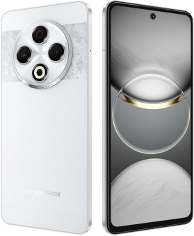 Смартфон Tecno Spark 30 128Gb 8Gb серебристый моноблок 3G 4G 2Sim 6.78" 1080x2436 Android 14 64Mpix 802.11 a/b/g/n/ac NFC GPS GSM900/1800 GSM1900 TouchSc Protect VidConf FM A-GPS microSD max1024Gb от магазина РЭССИ