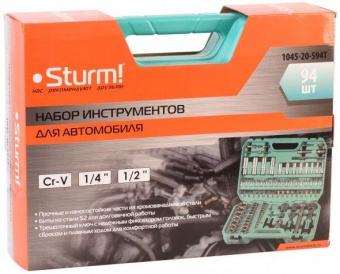 Набор инструментов Sturm! 1045-20-S94T 94 предмета (жесткий кейс) от магазина РЭССИ