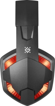 Наушники с микрофоном Defender Warhead G-370 черный/красный 2м накладные оголовье (64037) от магазина РЭССИ