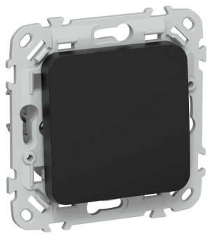 FLITE Выключатель 1-клавишный 10А ВС11-1-0-ФлЧ черный IEK от магазина РЭССИ