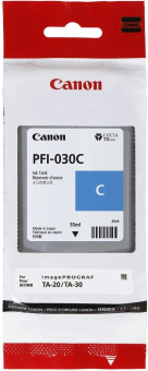 Картридж струйный Canon PFI-030C 3490C001 голубой (55мл) для Canon imagePROGRAF TA-20, TA-30, TM-240, TM-340. от магазина РЭССИ