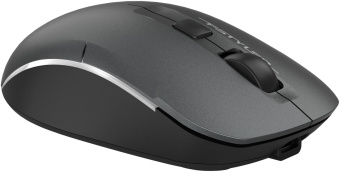Мышь A4Tech Fstyler FB26CS Air2 серый/черный оптическая (2000dpi) silent беспроводная BT/Radio USB для ноутбука (4but) от магазина РЭССИ