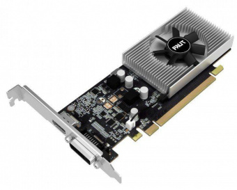 Видеокарта Palit PCI-E PA-GT1030 2GD4 NVIDIA GeForce GT 1030 2048Mb 64 DDR4 1151/2100 DVIx1 HDMIx1 HDCP Bulk low profile от магазина РЭССИ