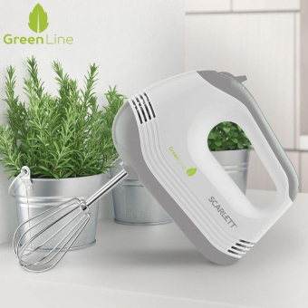 Миксер ручной Scarlett SC-HM40S17 300Вт белый от магазина РЭССИ