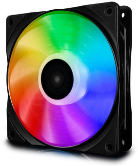 Вентилятор Deepcool CF 120 ARGB 120x120x25mm черный 4-pin 17.8-27dB 159gr Ret (DP-FA-RGB-CF120-1) от магазина РЭССИ