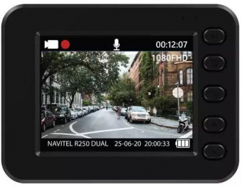 Видеорегистратор Navitel R250 DUAL DVR черный 1Mpix 1080x1920 1080p 140гр. AC5401 от магазина РЭССИ