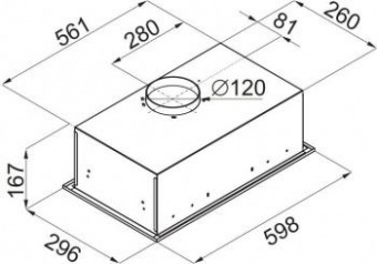Вытяжка встраиваемая Maunfeld Crosby Singl 60 нержавеющая сталь управление: кнопочное (1 мотор) от магазина РЭССИ